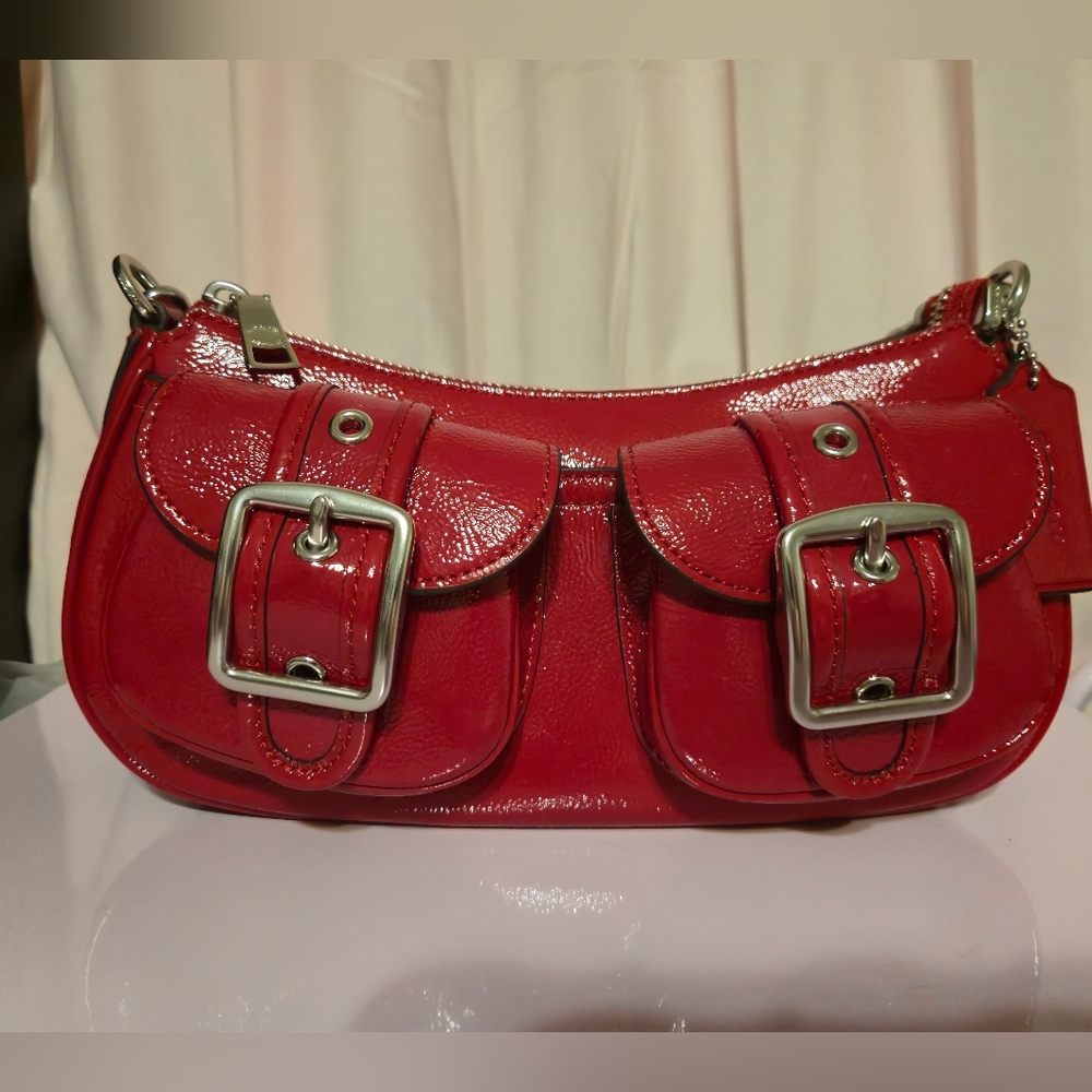 Coach Red Ashton Shoulder Bag